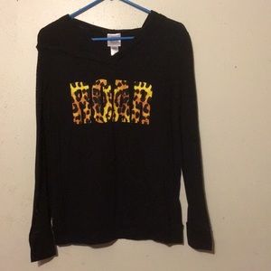 Soft hoodie tunic